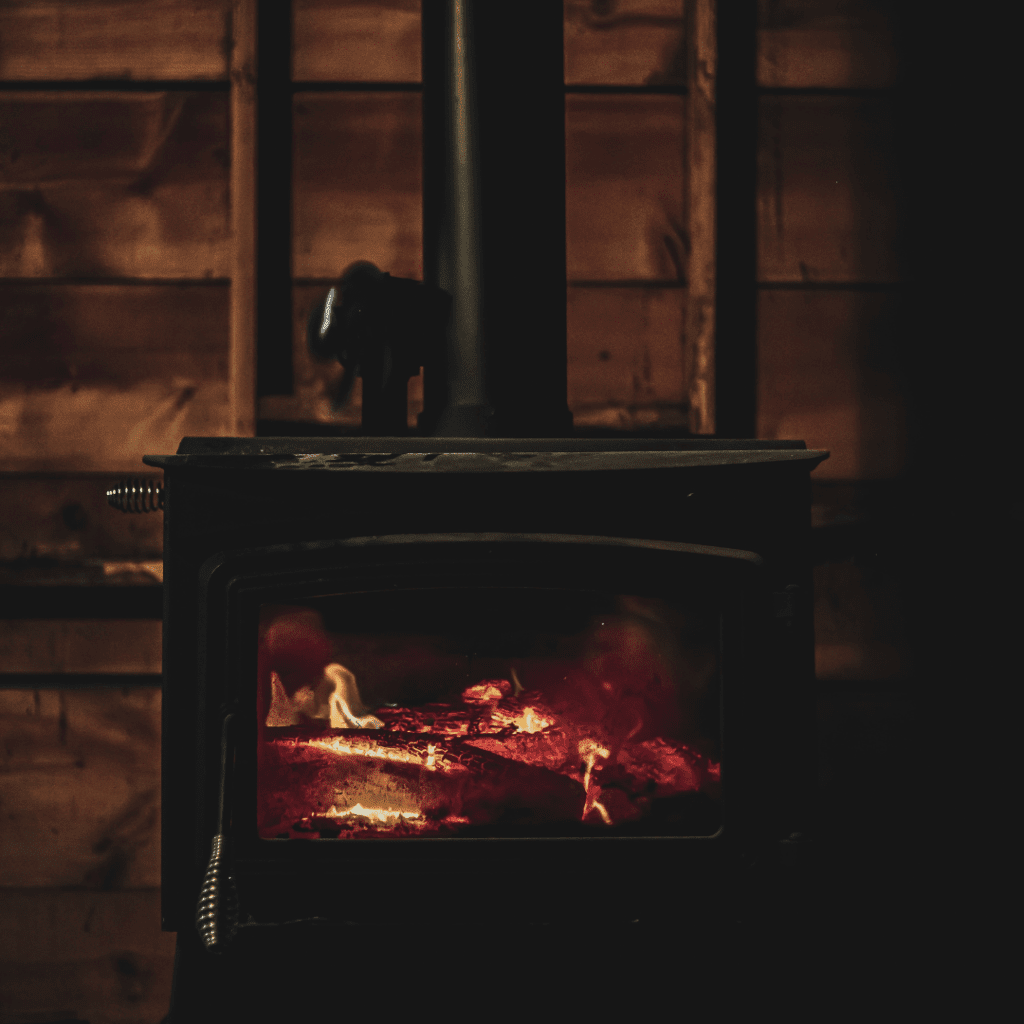 wood burning stove
