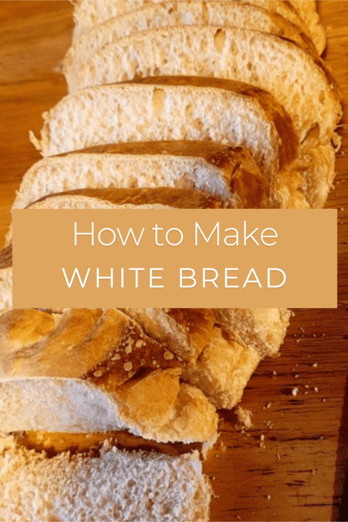 Image illustrates a white bread recipe.