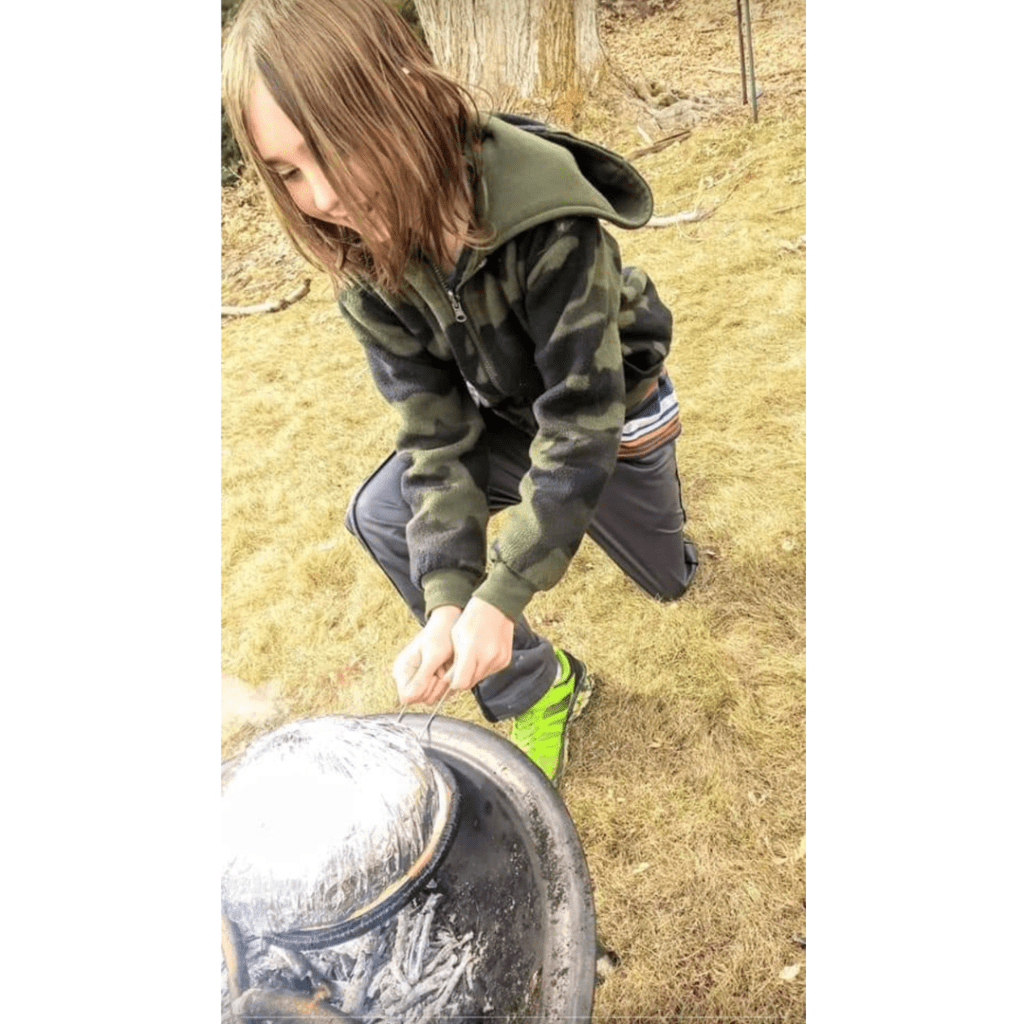 Image illustrates self-sufficiency skills for kids.