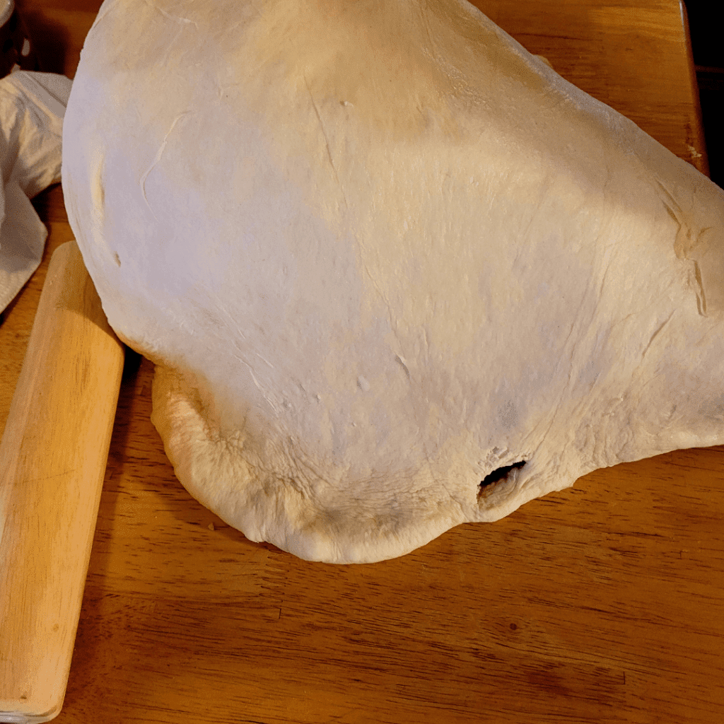 Image illustrates a cornucopia showcasing a Thanksgiving breaded cornucopia recipe. 