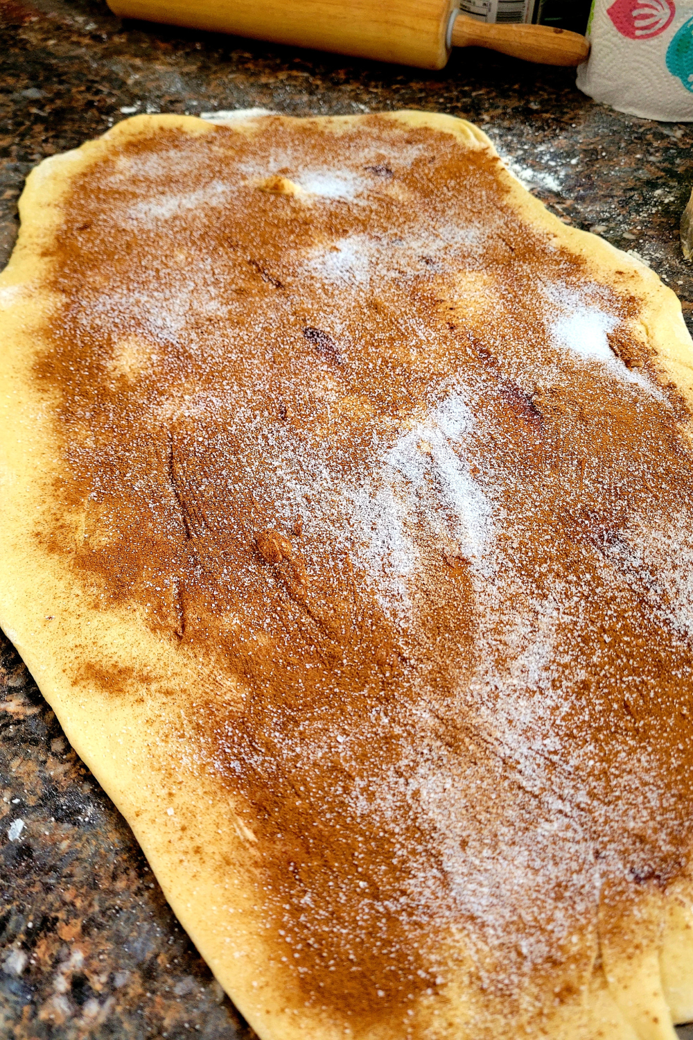 Image illustrates easy cinnamon rolls.