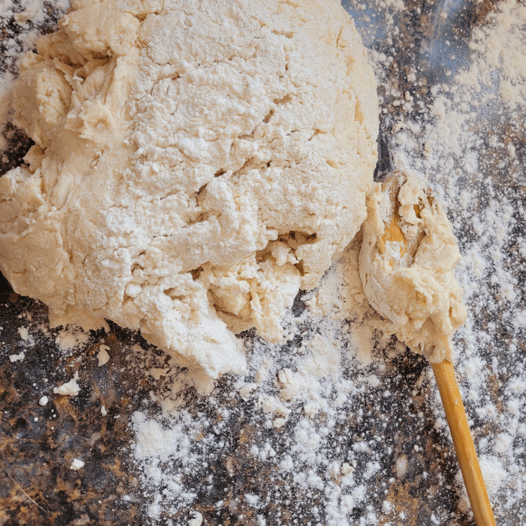 Image illustrates hardtack survival biscuits.