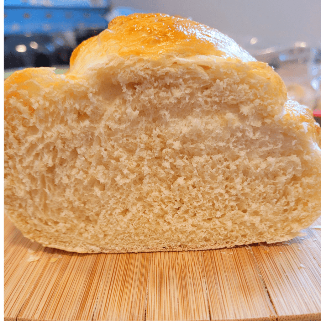 Image illustrates challah bread.