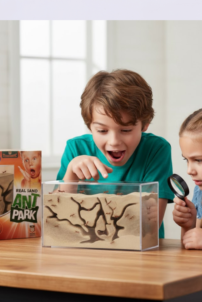 Image illustrates garden grow kits for kids.