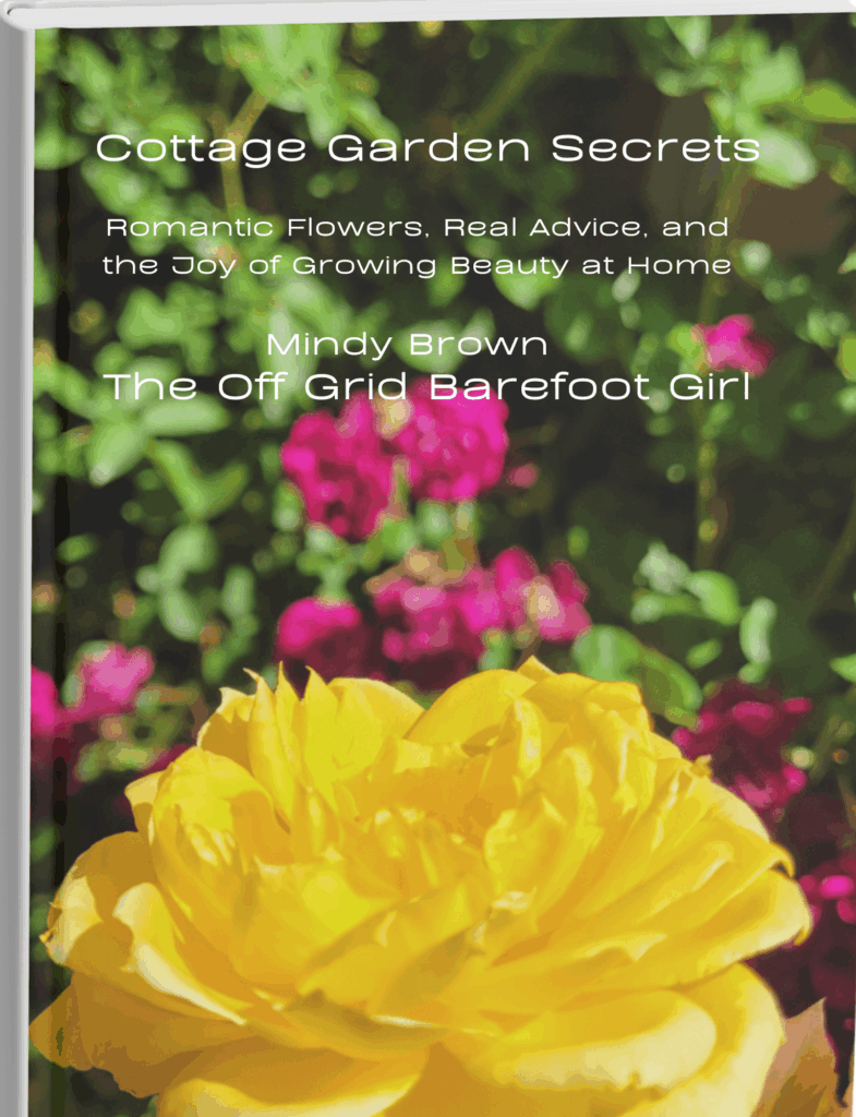 Image illustrates Cottage Garden Secrets book.