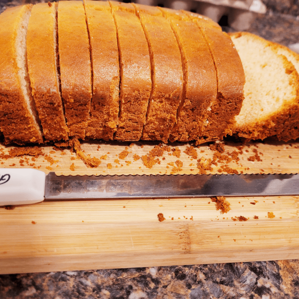 Image illustrates sweet bread.