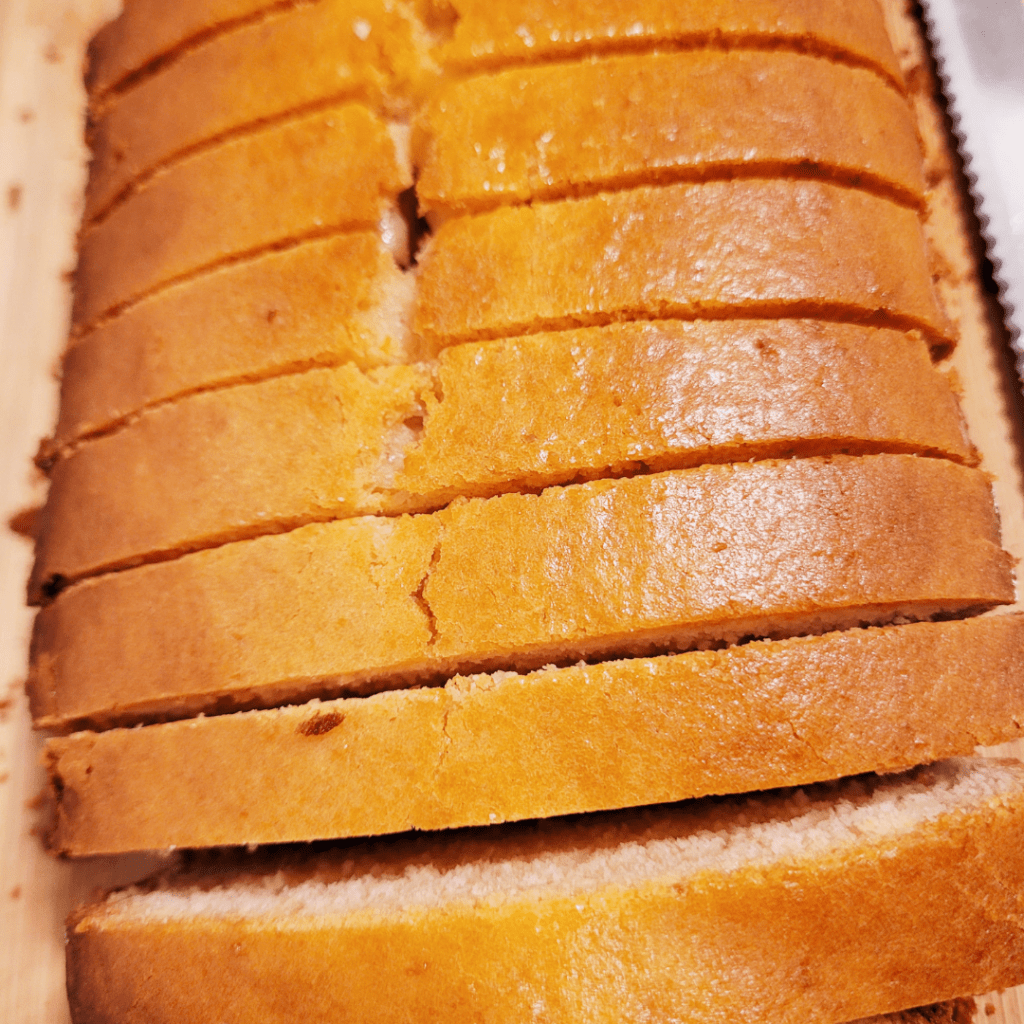 Image illustrates sweet bread.