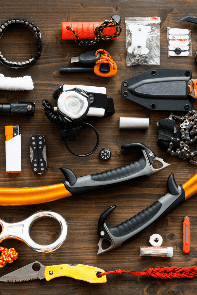 Image illustrates a power outage demonstrating a no power survival challenge. 