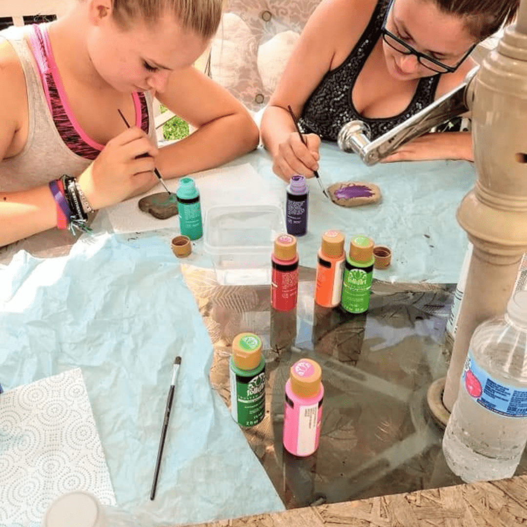 Rock Painting with Kids: A Colorful Summer Activity