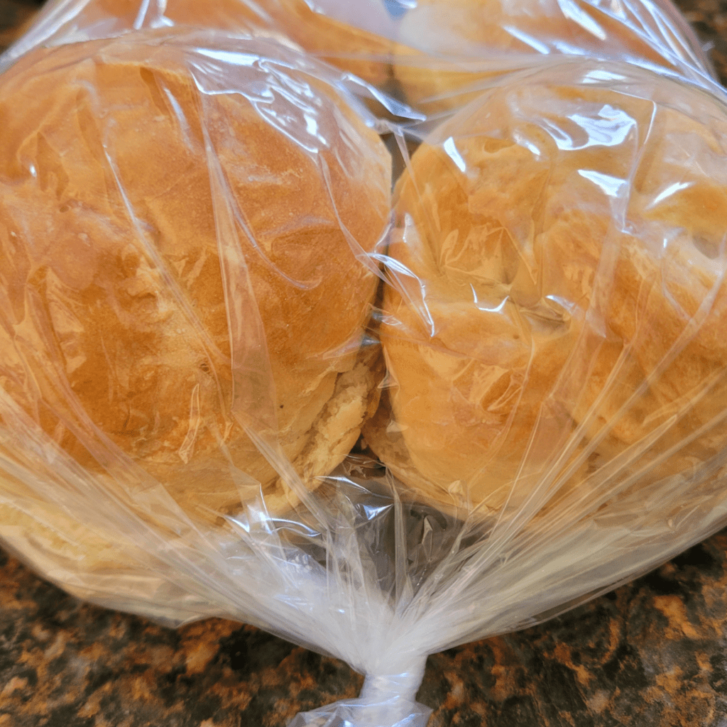 homemade burger buns