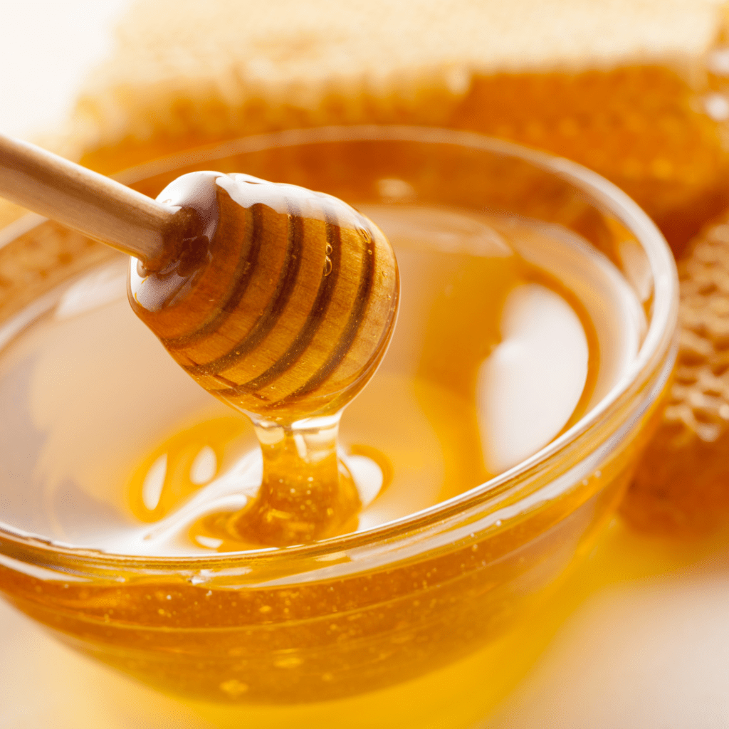 Image illustrates foods that last forever like honey.