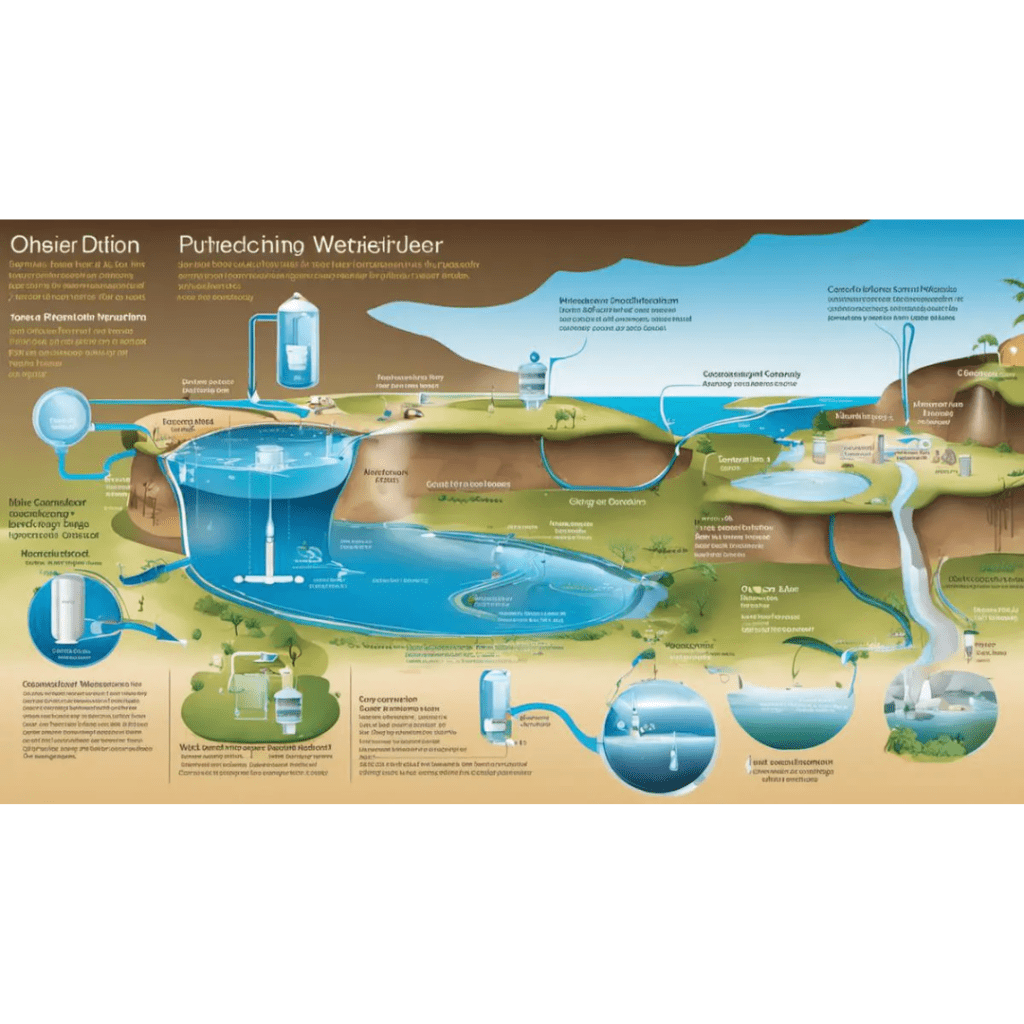 Image illustrates water purification systems water purification methods. 