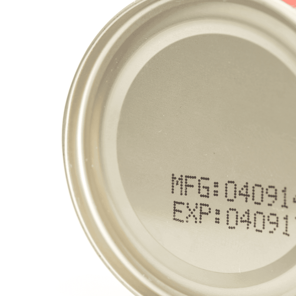 Image illustrating a can of food to inspect to demonstrate opening a can of food with your bare hands.