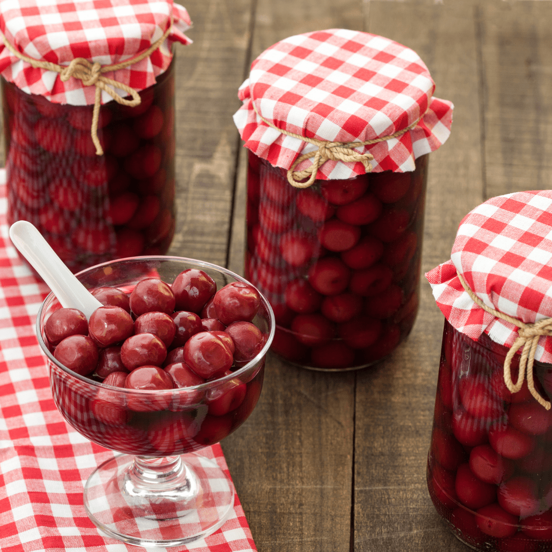 canning whole cherries