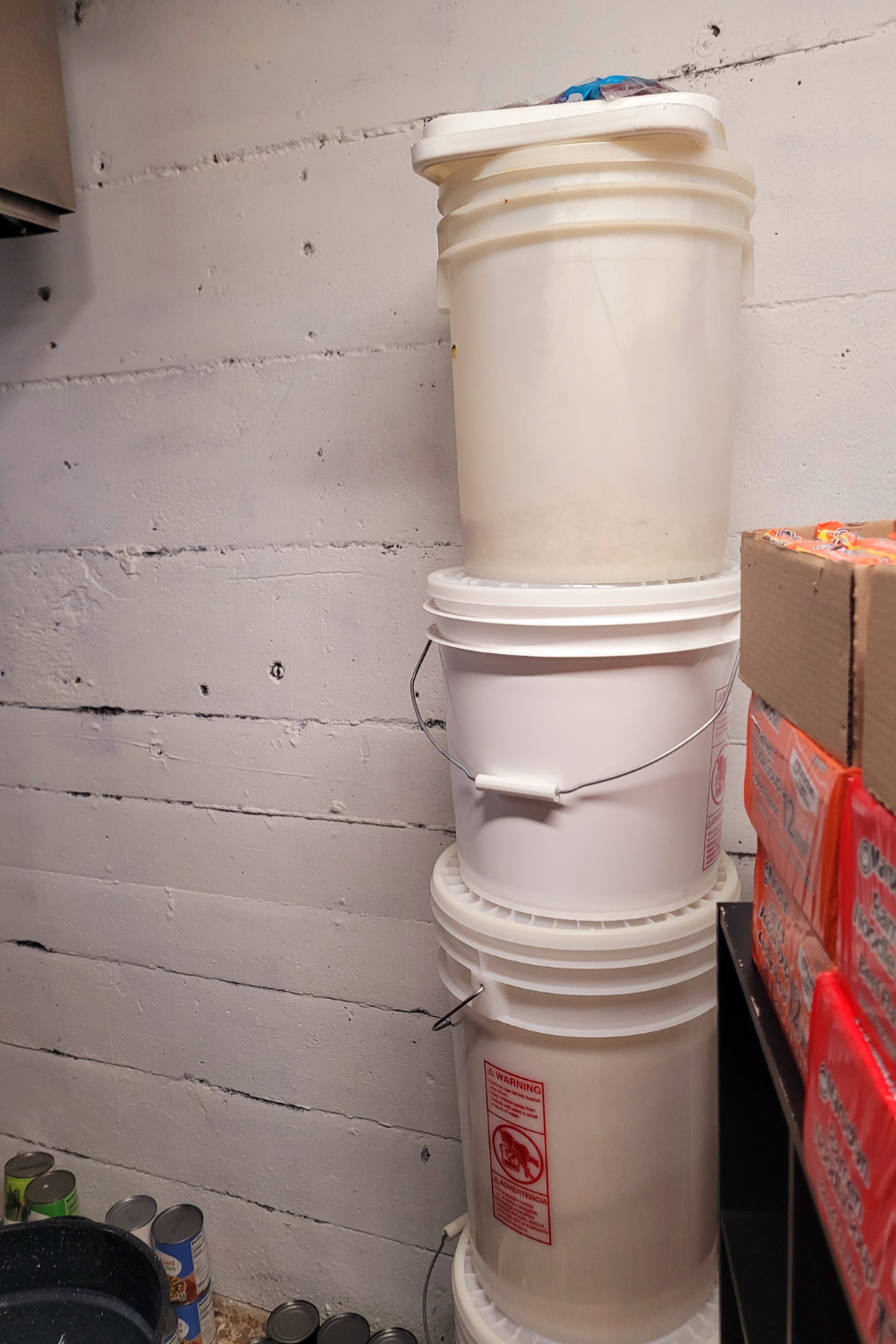 Image illustrates a pantry for a practical pantry prepper. 