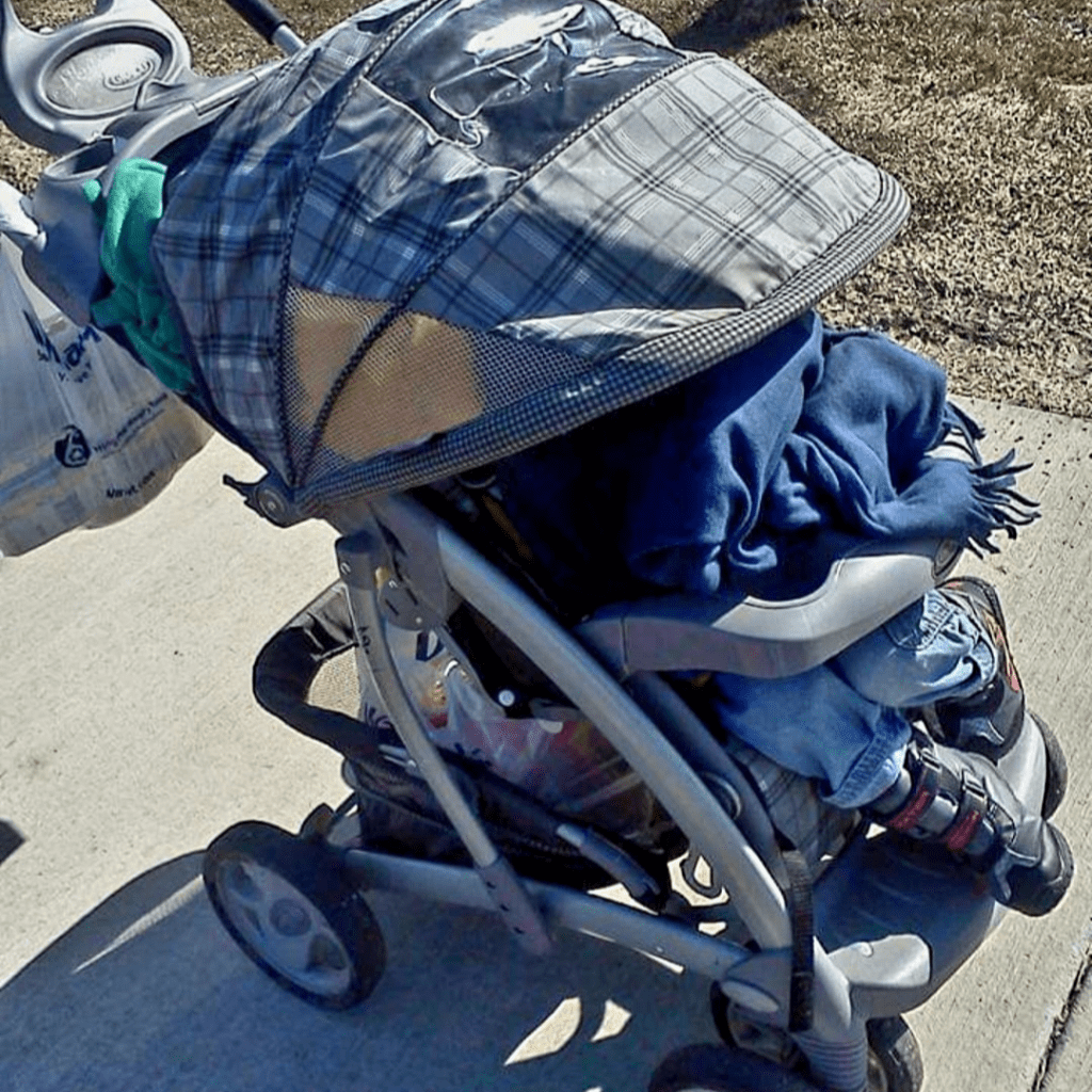 Image illustrates a stroller.