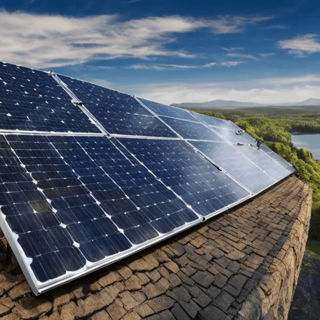 An image depicting various power solutions like solar panels and generators for prolonged crisis.