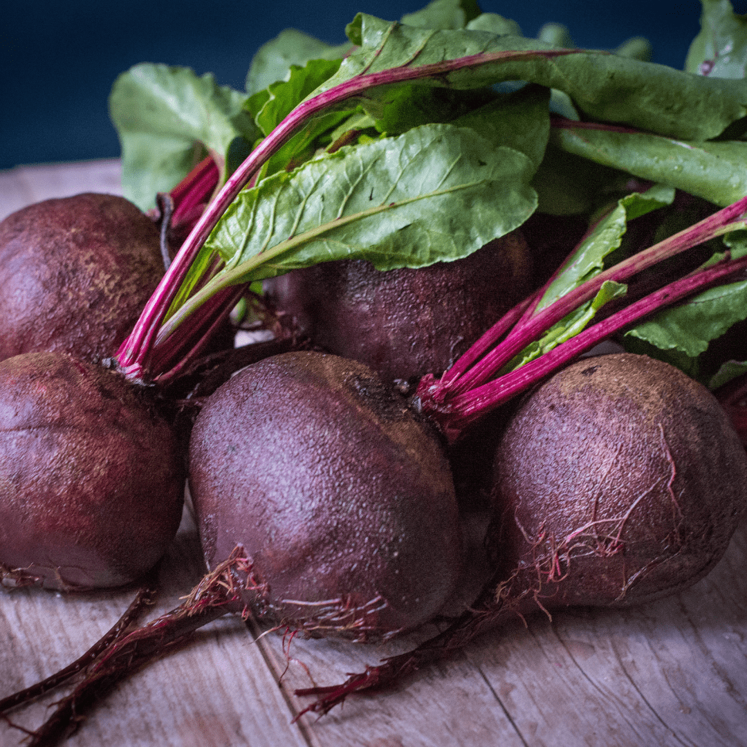 Image illustrates beets for a perennial vegetable garden.