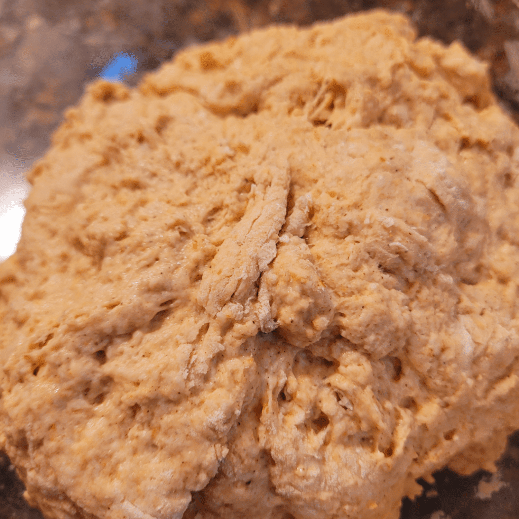 Image illustrates dough in bulk fermentation.