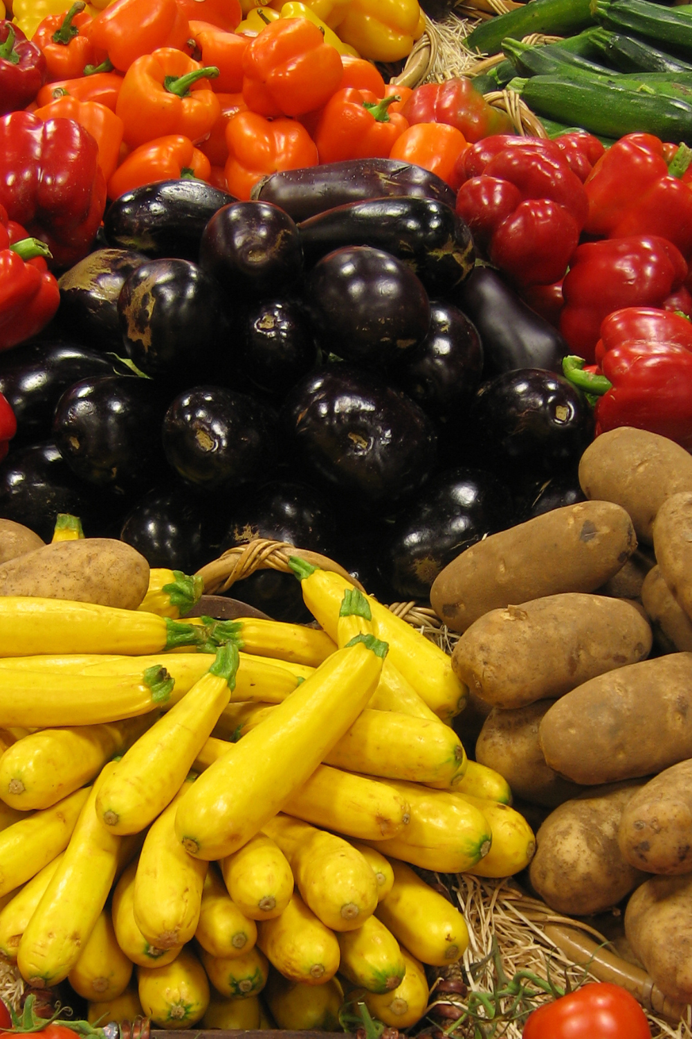 Image illustrates produce for growing a Thanksgiving feast.