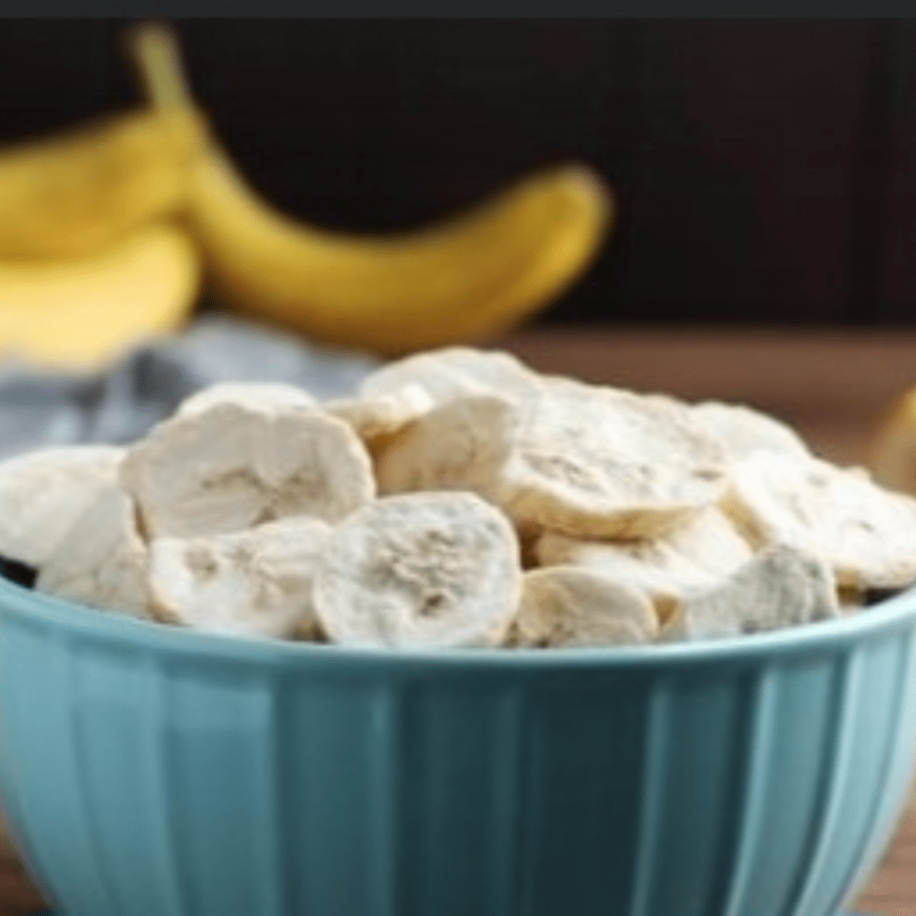 Image illustrates freeze dried food.