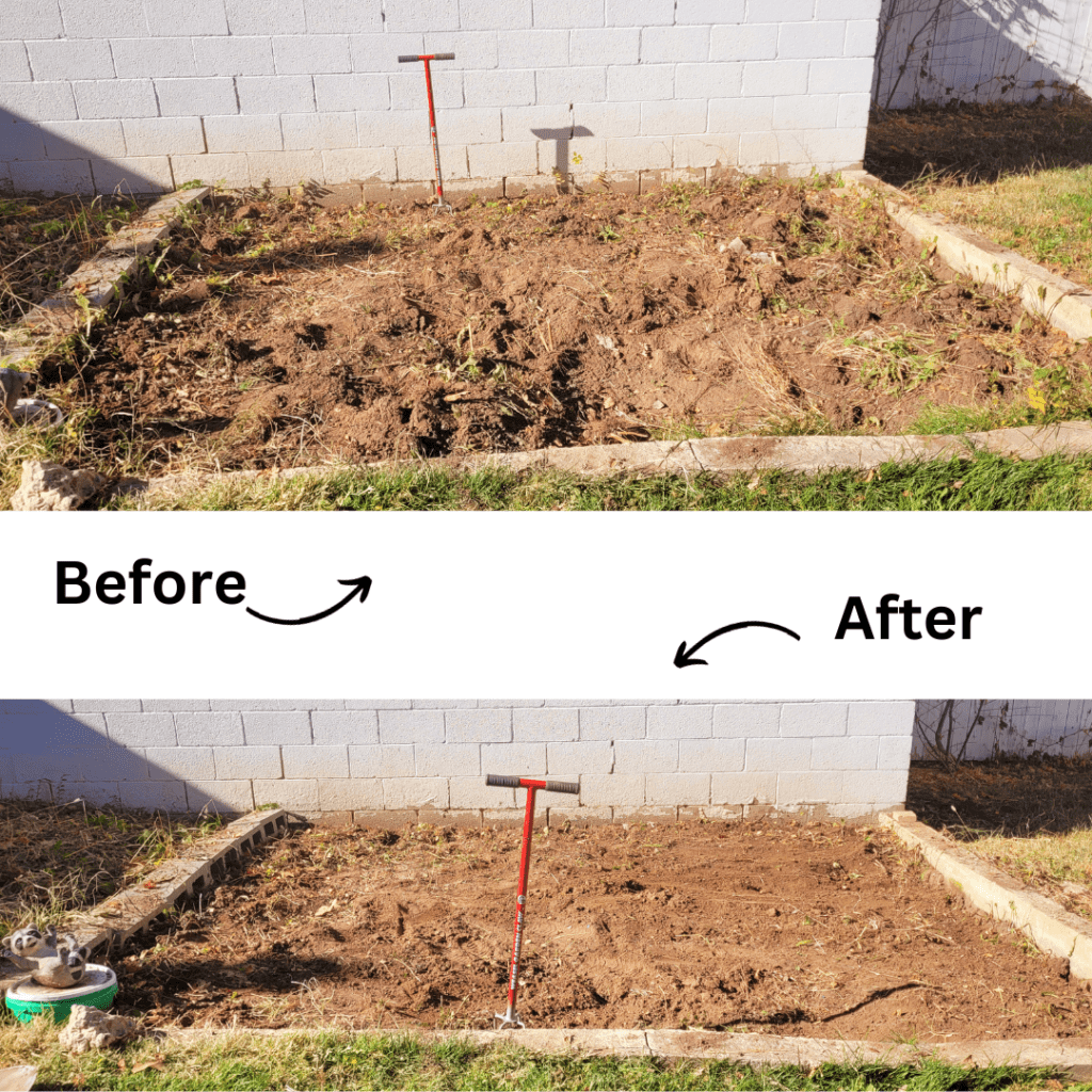 Image illustrates a garden hand tiller demonstrating information on how to use the hand twist claw tiller.