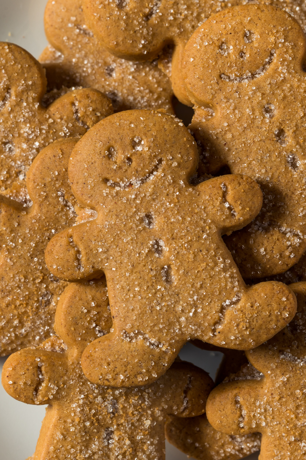 Image illustrates gingerbread men cookies.