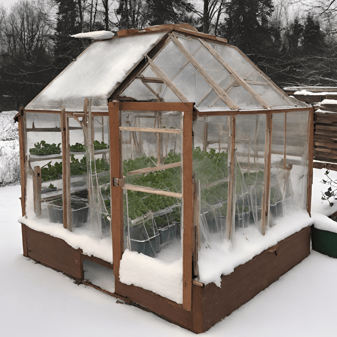 Image illustrates a mini greenhouse to boost your plants' growth.