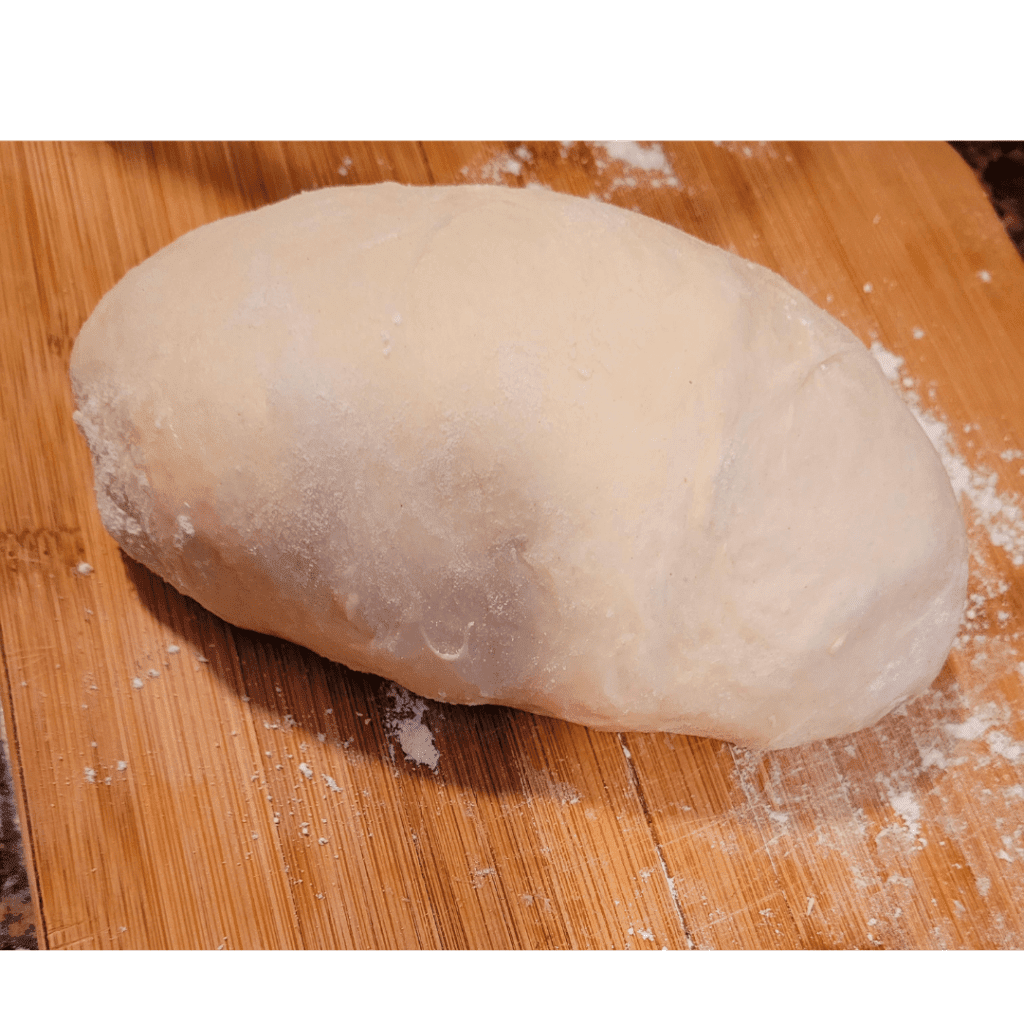 Image illustrates dough for peanut butter and jelly rolls.