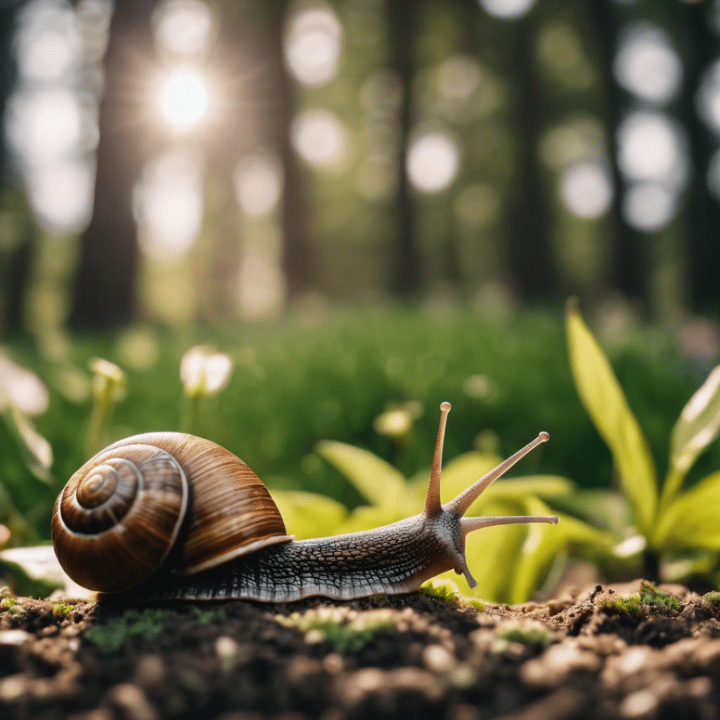 Image illustrates a garden snail demonstrating information about the best garden snail control strategies. 