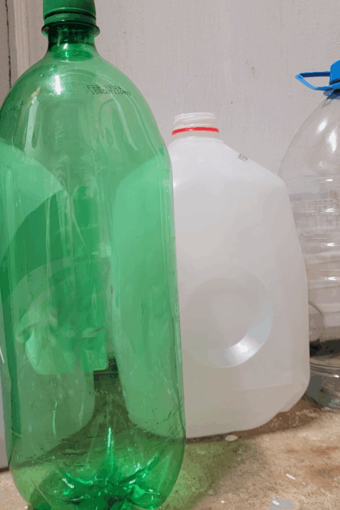 Image illustrates jugs for winter sowing.