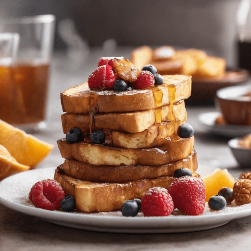 Image illustrates sourdough French toast.