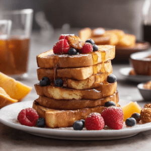 Image illustrates sourdough French toast.