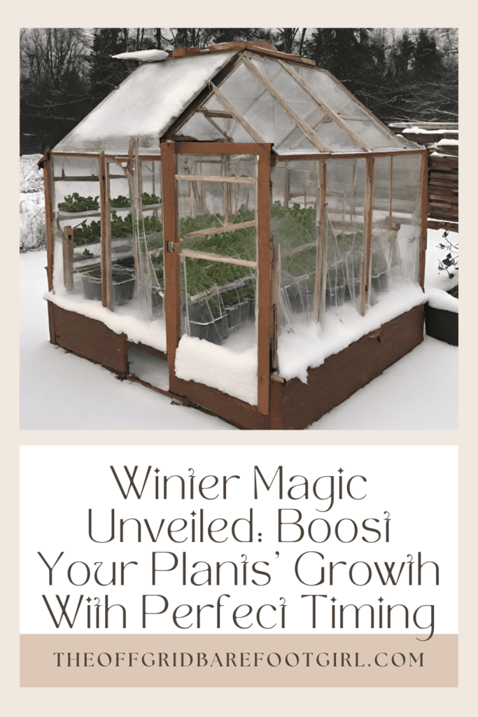 Image illustrates a Pinterest pin of a mini greenhouse to boost your plants' growth.