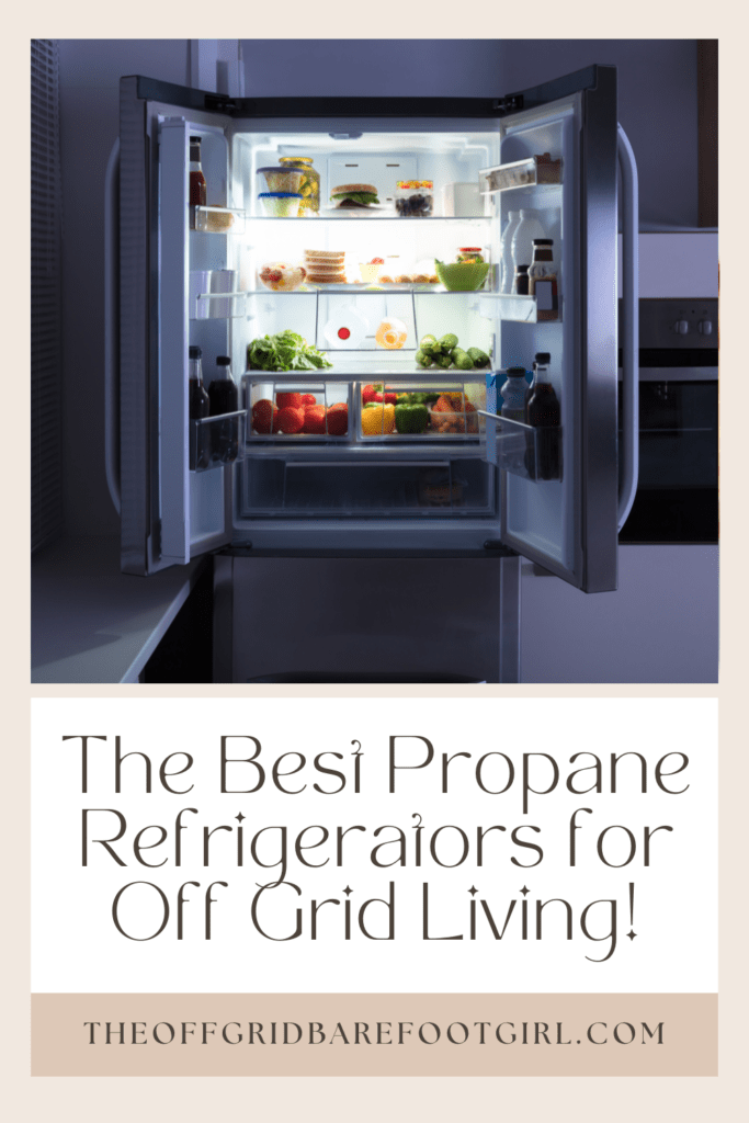 Image illustrates a Pinterest pin of refrigerators. 