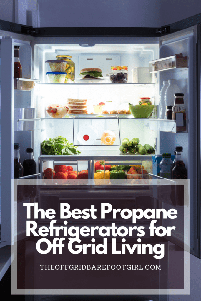 Image illustrates a Pinterest pin of refrigerators. 