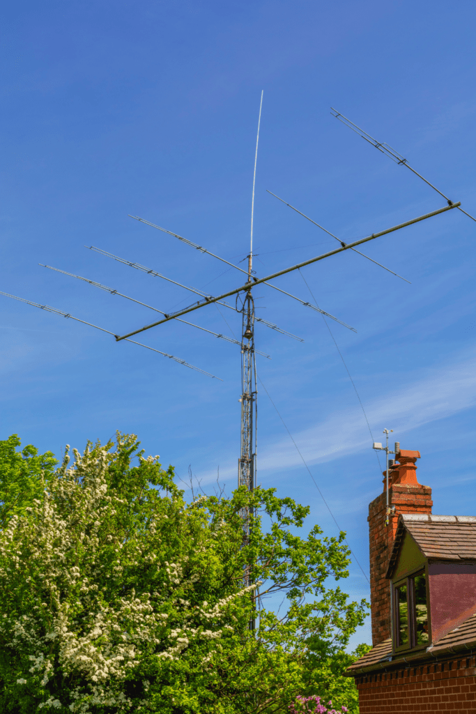 Image illustrates off-grid communication. 