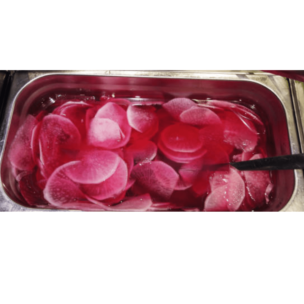 Image illustrates radish recipes. 