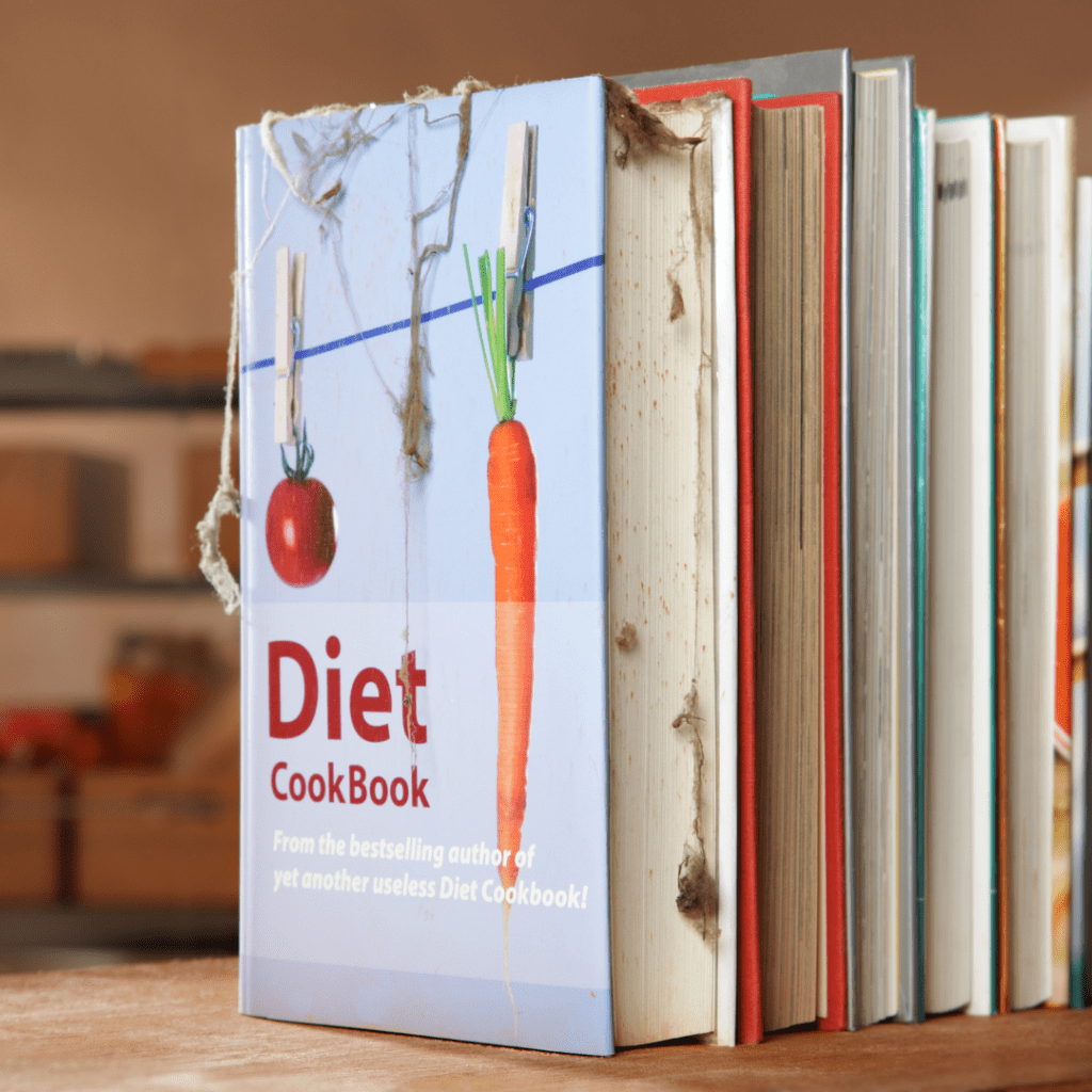 Image illustrates survival books. 