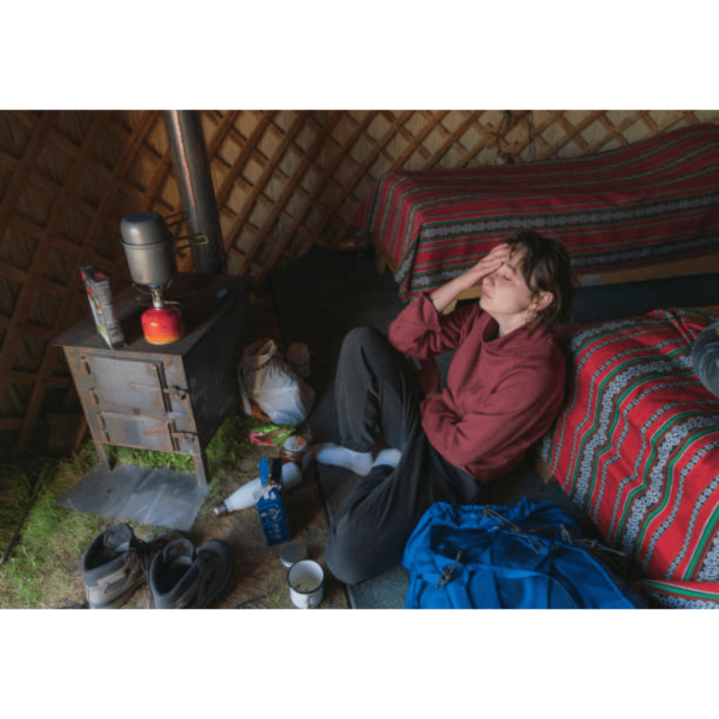 Image illustrates as person for mental preparedness for surviving a doomsday scenario.