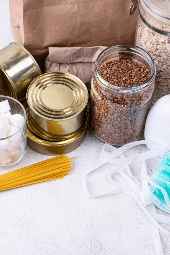 Image illustrates survival food. 