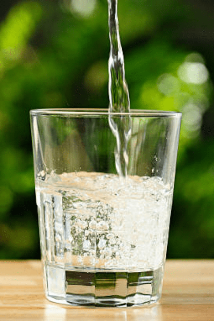 Image illustrates tap water for a whole home water purification system. 