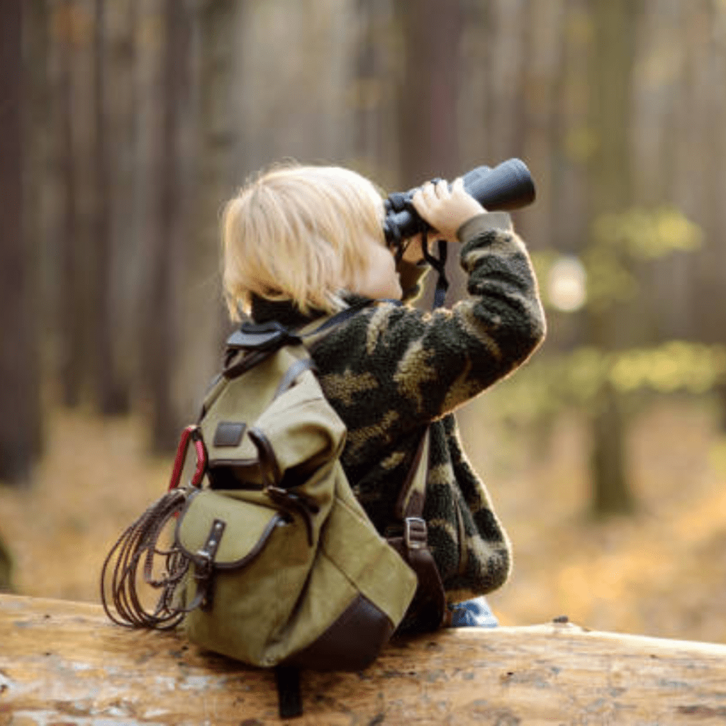 Image illustrates bugout bags for kids.