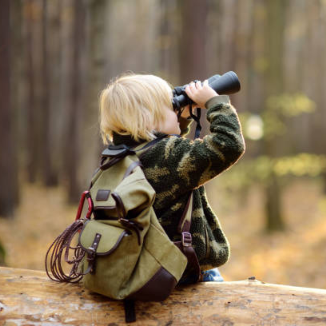 Image illustrates bugout bags for kids.