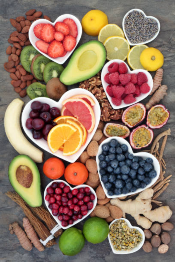 Image illustrates holistic health nutrition information.