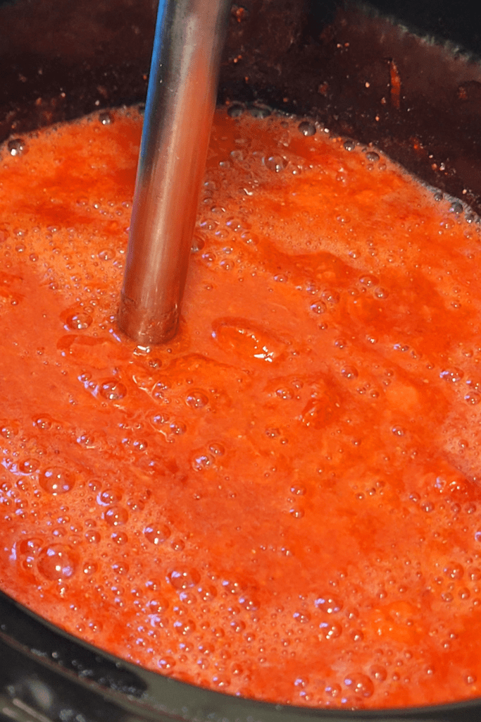 Image illustrates strawberry shortcake jam.