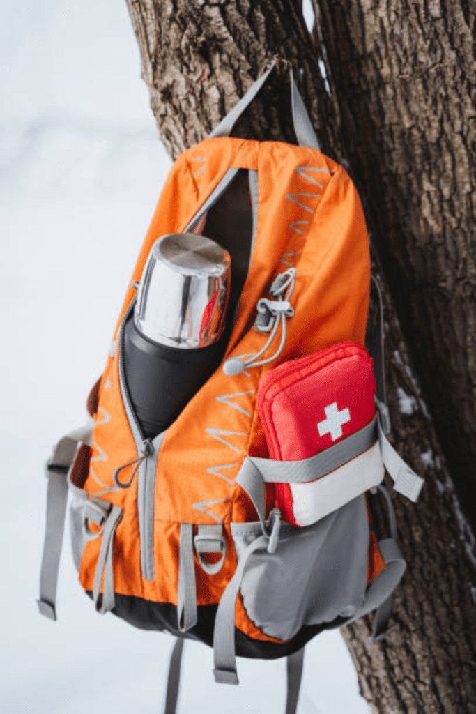 Image illustrates emergency survival equipment. 