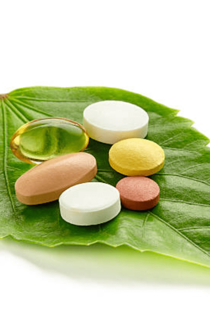 Image illustrates holistic health nutrition information.