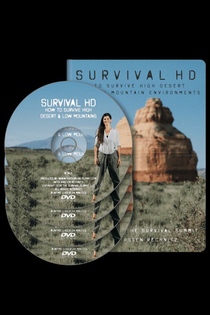 Image illustrates SHTF planning and survival course with Kirsten Rechnitz.