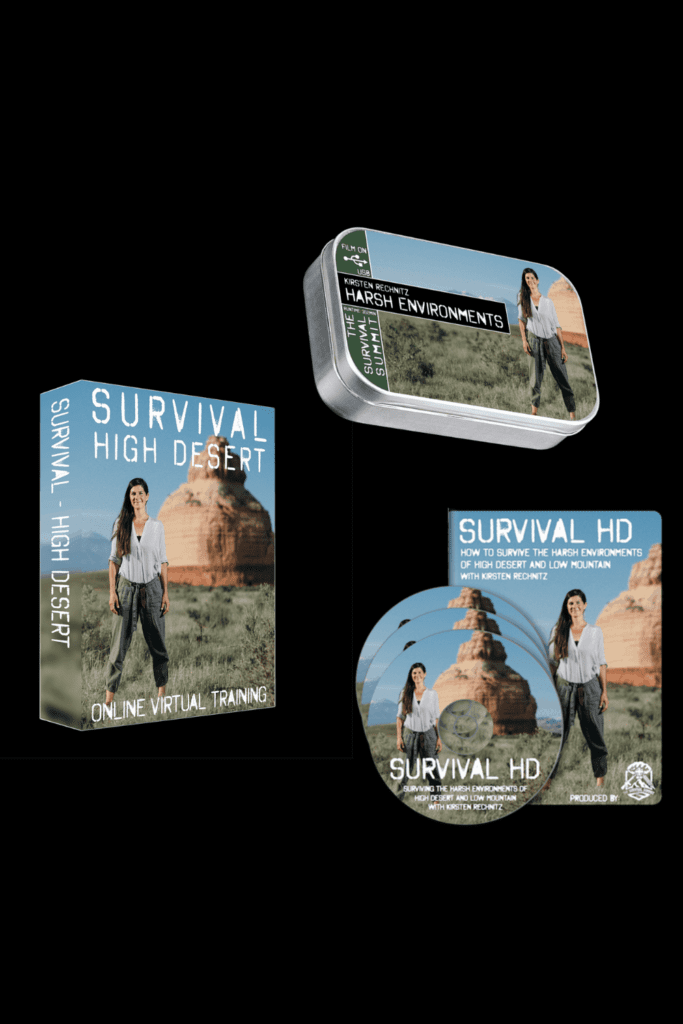 Image illustrates SHTF planning and survival course with Kirsten Rechnitz.